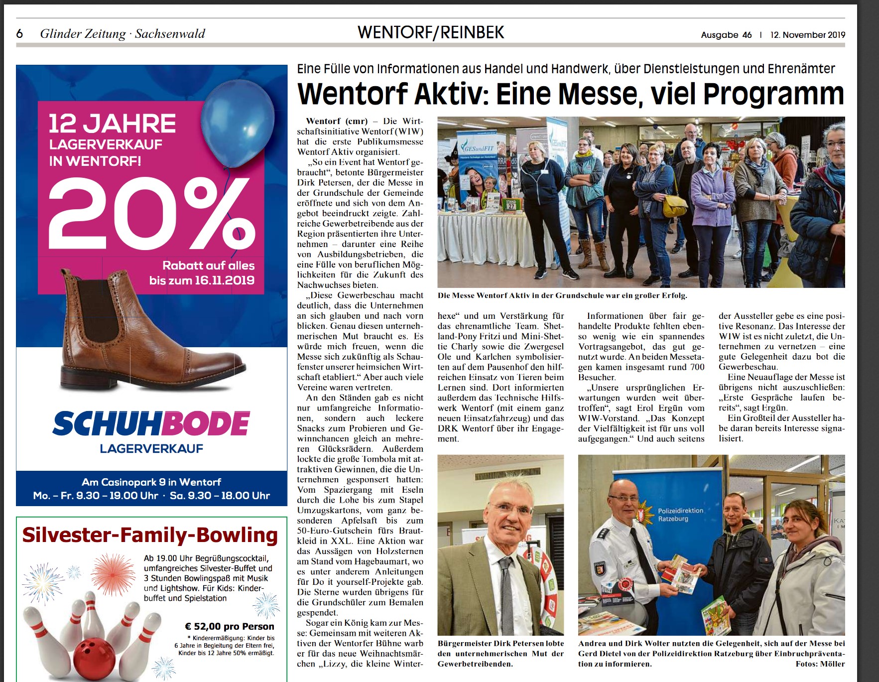 wiw-messebeitrag Glinderzeitung_12112019